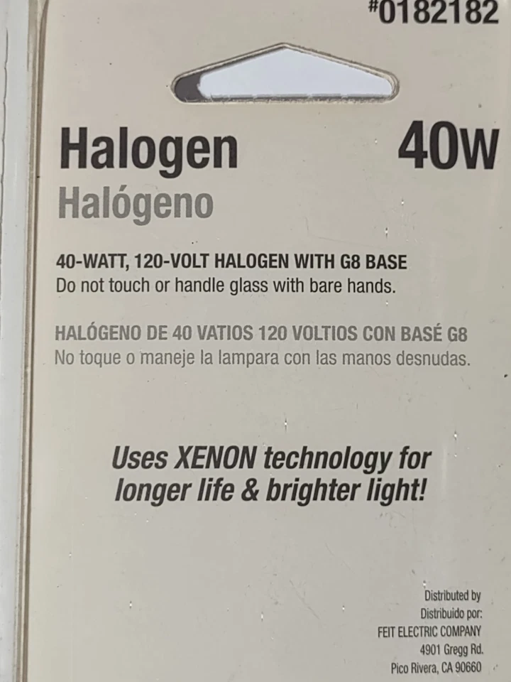 40 Watt Halogen LED Bulb G8 Base 120 Volt 4,000 Hours - 2 Pack Utilitech by FEIT - Image 4 of 4