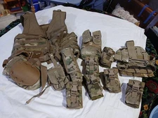 Voodoo Tactical Armor Carrier Vest Paintball Accessories Knee Pads Holders Camo