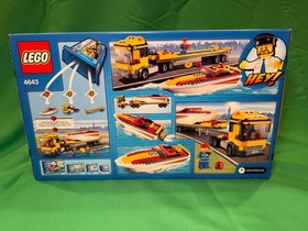 LEGO Power Boat Transporter 4643 CITY New In Sealed Box Retired