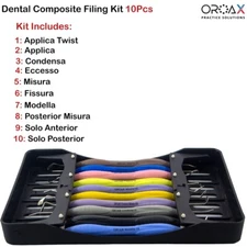 Instrumento de relleno compuesto LM Arte con mango de silicona y casete OROAX