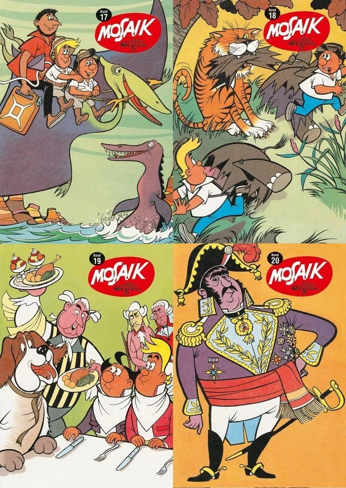 Neuerscheinung ** Digedags Mosaikbuch Hegen * Set TaschenMosaik Band 17-20 * neu