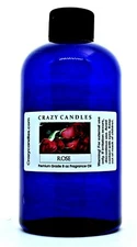 Rose 8 oz Premium Grade Scented Fragrance Oil Crazy Candles