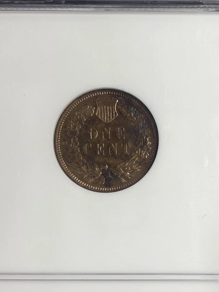 1888 1c NGC PR 64 RB ~ NEAR GEM PROOF INDIAN CENT SS-67 - Image 2 of 4