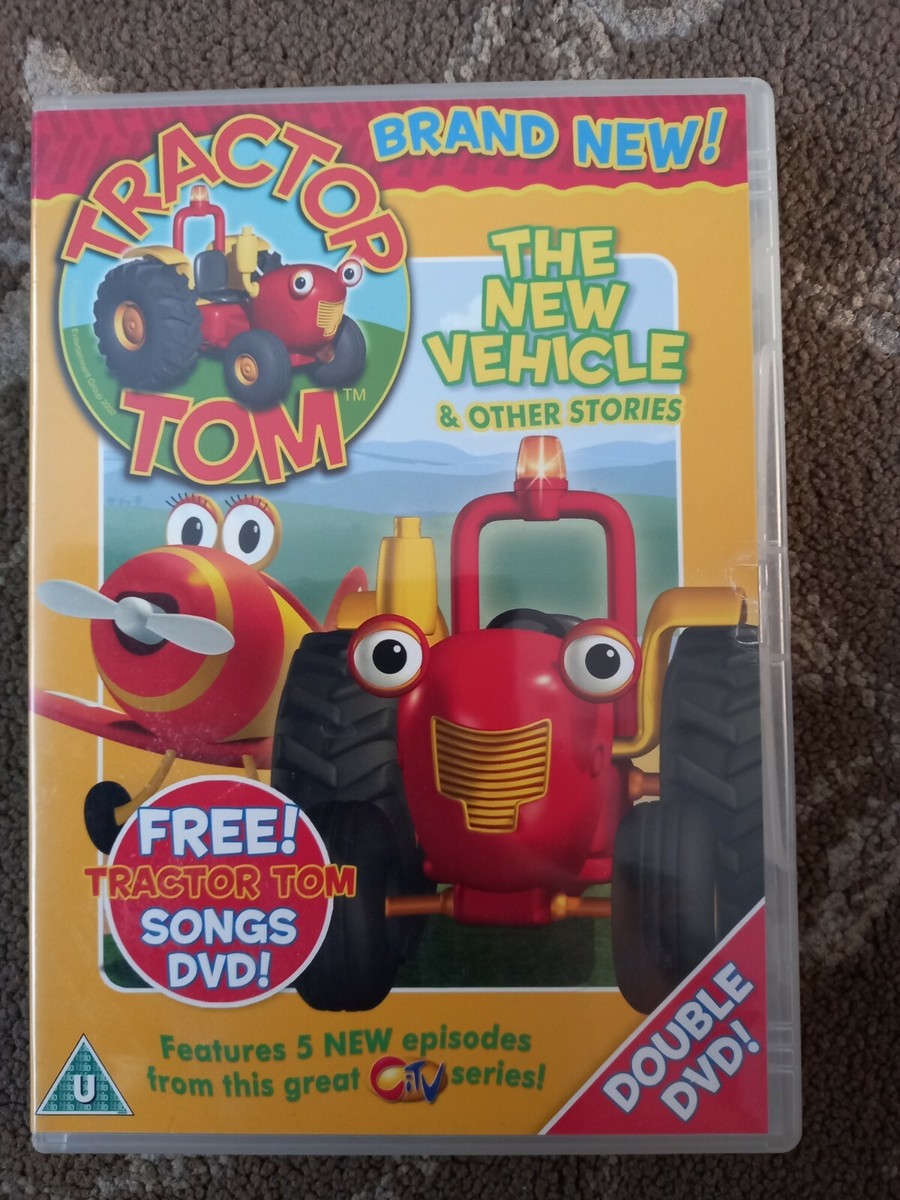 TRACTOR TOM THE NEW VEHICLE DVD KIDS 5 EPISODES INCLUDES BONUS DVD