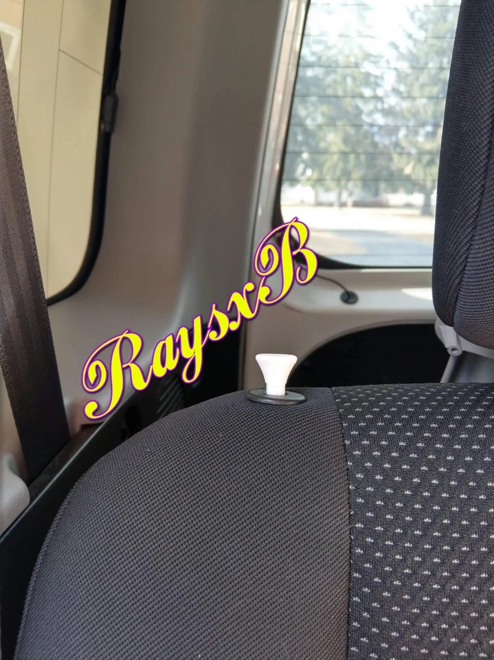 Scion xB xA Black Rear Seat Knobs 2004 2005 2006 Foto 4 de 4