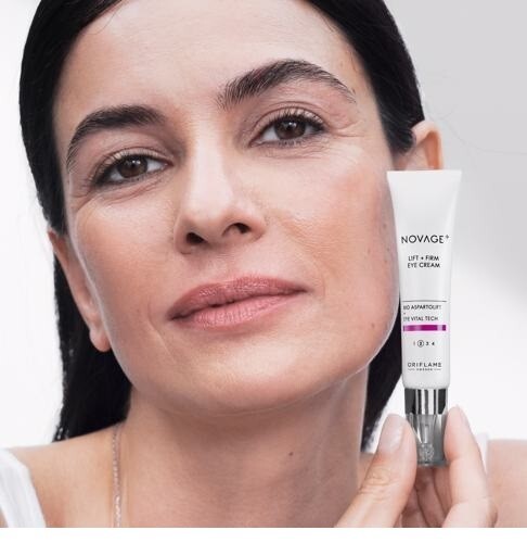ORIFLAME NOVAGE + LIFT + FIRM EYE CREAM elasticity collagen