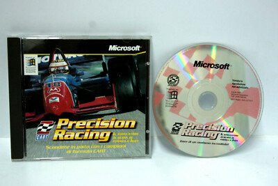 CART PRECISION RACING MICROSOFT GAME PC CD ROM USED GOOD CONDITION VBC 64711
