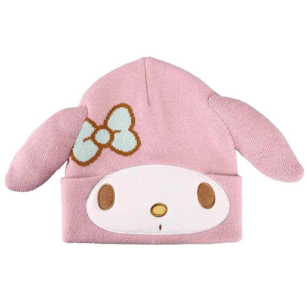 My Melody 3D Plush Ears Big Face Beanie Hat Bioworld