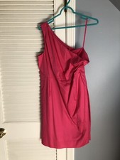 J Crew One Shoulder Pink Dress, EUC, 12