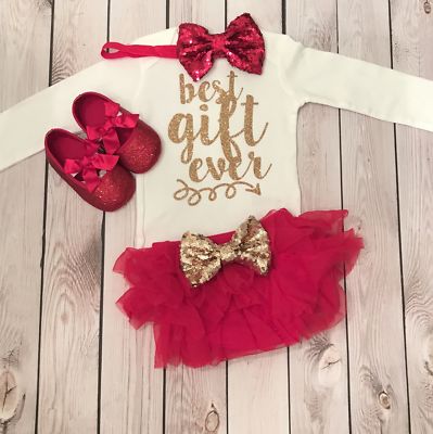 white christmas dresses Baby's First Christmas' main image 1
