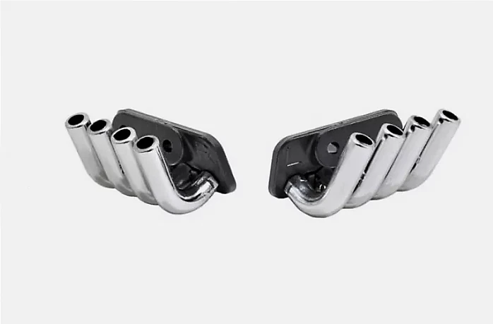 RPM CHROME ZOOMIES MOCK EXHAUST HEADERS SET  for 1:10 RC Car or Truck Crawler - Image 2 of 3