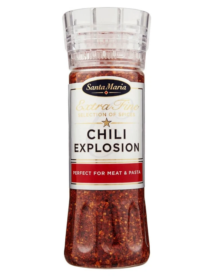 SANTA MARIA CHILE EXPLOSION Condimento XXL Molinillo de Especias para Carne y Pasta 275g Foto 3 de 4