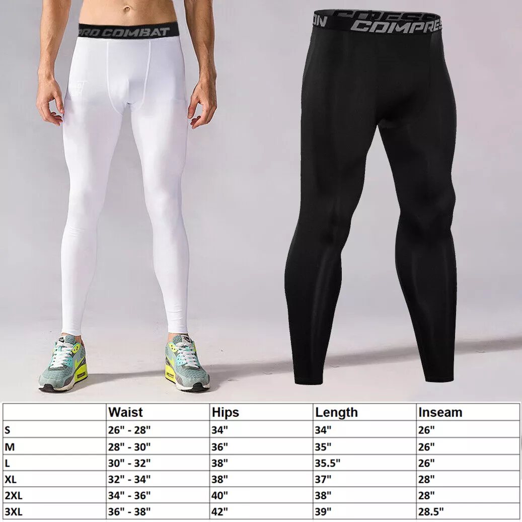 Men's Padded Compression Pants Quick Drying Tight Protective