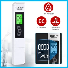 TDS Meter Digital Water Quality Tester Testing Kits for Drinking Water 0-9990ppm