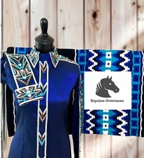 Western Showmanship Horsemanship Pleasure Show Shirt and Matching Show pad 34x40