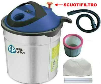 ANNOVI REVERBERI BIDONE ASPIRACENERE ASPIRA CENERE ELETTRICO PER CAMINO BARBECUE STUFA PELLET