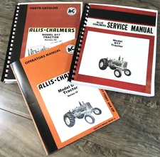 Allis Chalmers D-17 Series Iv 4 Tractor Service Parts Operators Manual Repair