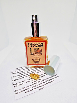 PERFUME CON FEROMONAS CORTA MALDAD /CUT EVIL CORTA TODO DAÑO ENVIDIA MAL DE OJO