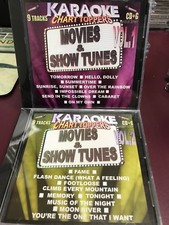 Chart Toppers Karaoke Movie Show Tunes Vol 1  2 CDG Multiplex Sealed 2 Disc Set