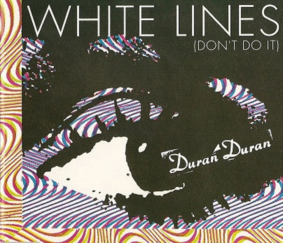 DURAN DURAN CD White Lines UK DJ PROMO Rare UK not Export version + Pro STICKER - Image 4 of 4