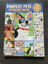 Pawfect Pets Sticker Face Book Dogs Cats Over 270 Stickers Toddler Gift NEW