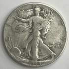 1944 Philadelphia Silver Walking Liberty Half Dollar