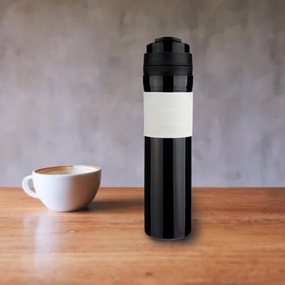 French Press Coffee Mug With Filter Plastic Portable Fruit Tea Coffee Maker SET