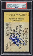 Manny Pacquiao SIGNED Ticket De La Hoya 12/6/08 PACMAN Boxing PSA 10 AUTOGRAPHED
