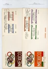 MEXICO 1968 OLYMPICS FDC Selections on Album Page Lot #71 - SEE SCAN - $$$