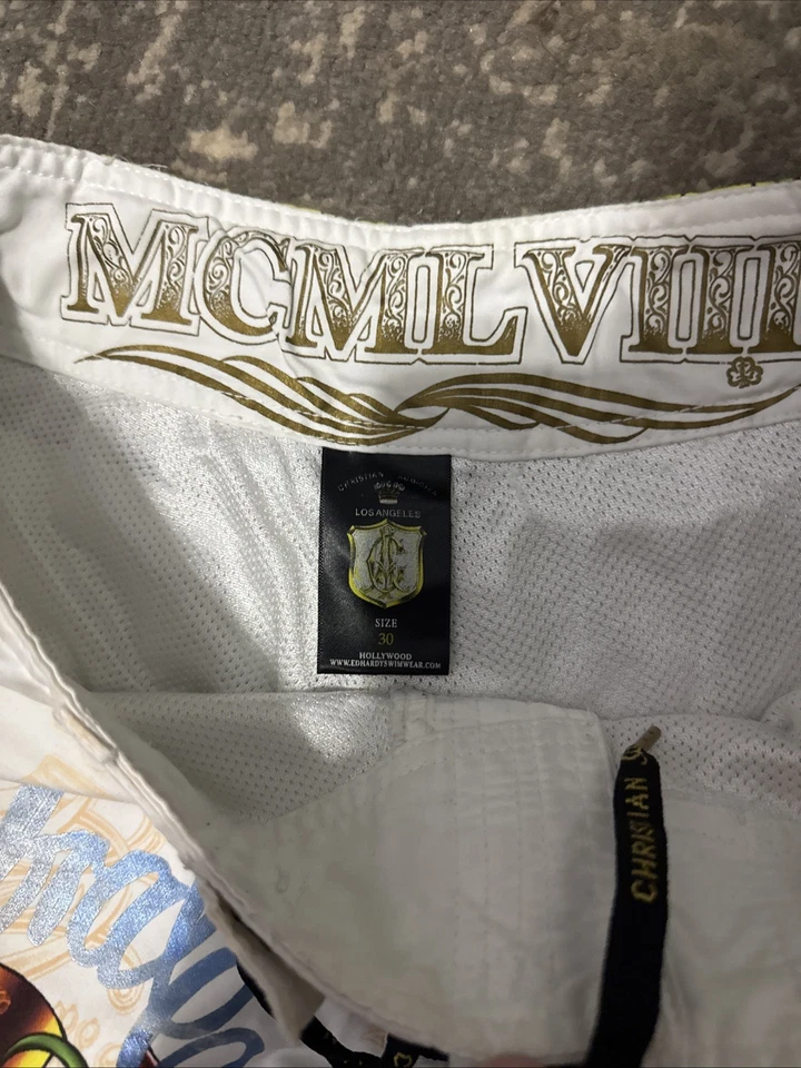 Christian Audigier доска шорты размер 30 винтажный - Изображение 3 из 3