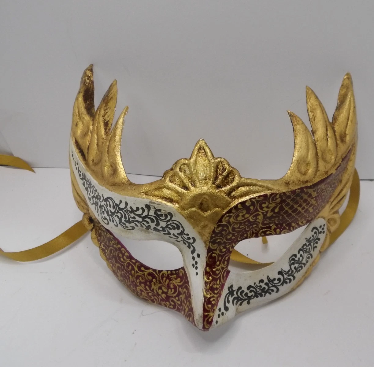 Venetian Mask Made in Venice by Ermee Ferrari, Unique Piece