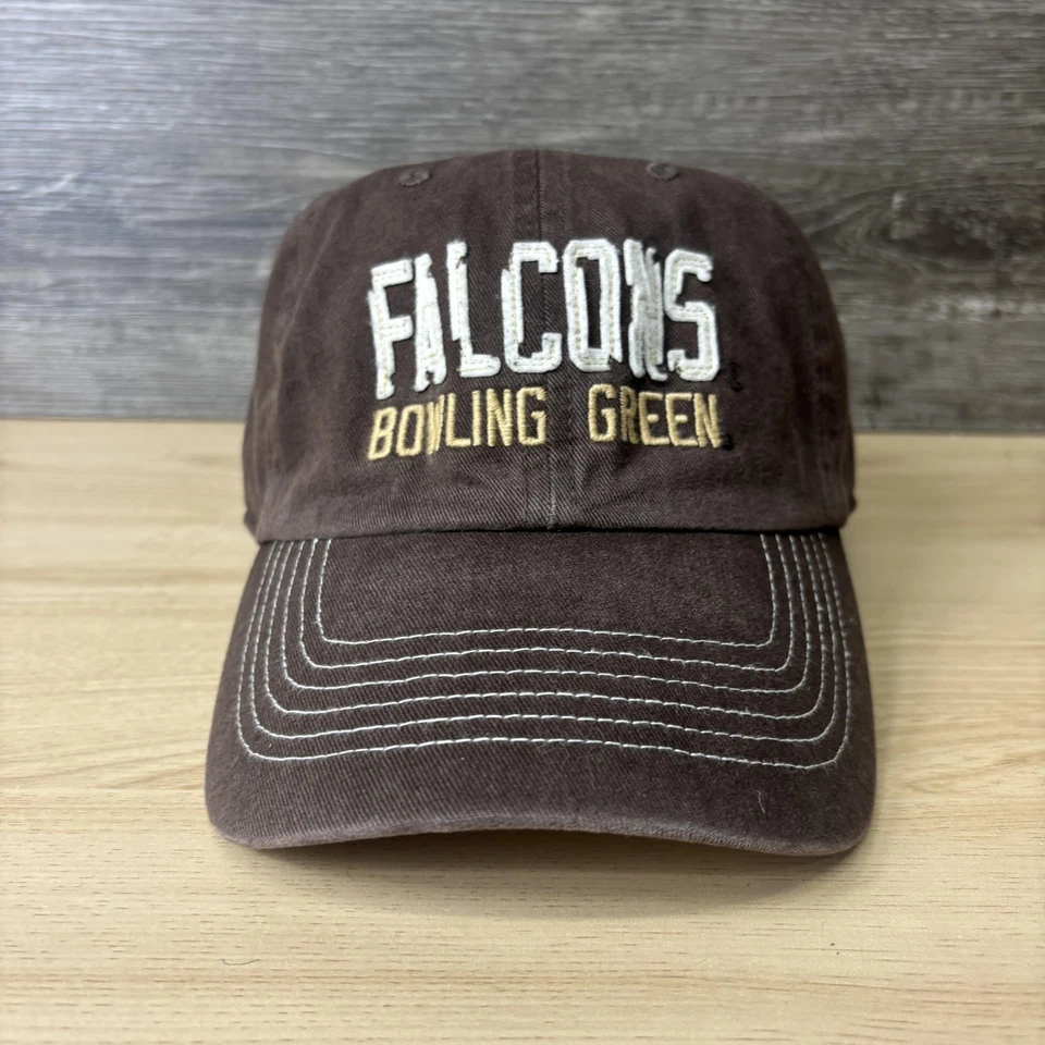 Gorra ajustada de halcones verdes boliche para hombre marrón NCAA muestra de fútbol americano universitario Foto 2 de 4