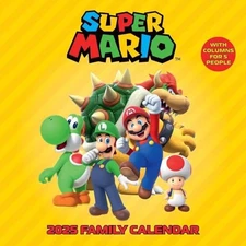 2025 Calendar Super Mario Month to View Nint... by Danilo Promotions Lt Calendar
