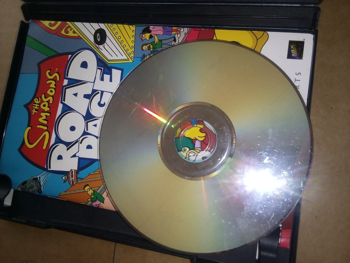 The Simpsons Road Rage - PS2 - Disque Seul - Jeu D'occasion