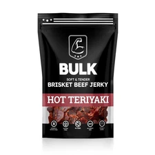 Premium Brisket Beef Jerky Bulk - Tender, Homemade Style, Soft & Flavorful