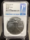 2024 Eagle S $1 Star Privy First Day Of Issue MS70 NGC