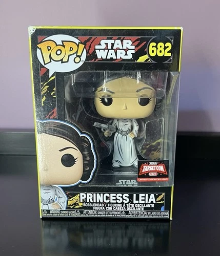 Princess Leia #682 - Star Wars Retro Funko Pop! TargetCon Exclusive NIB Box DMG
