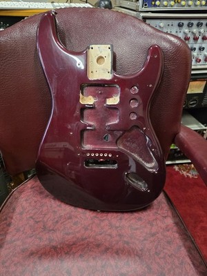 Fender Stratocaster Body Humbucker Neck Route Mexico 2001