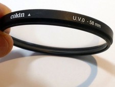 Cokin UV 0 58mm UV Filter Lens threaded screw in