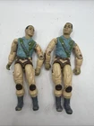 Lot Of 2 HASBRO 1983 G.I. Joe ARAH Vintage Airborne Action Figure V1 Loose