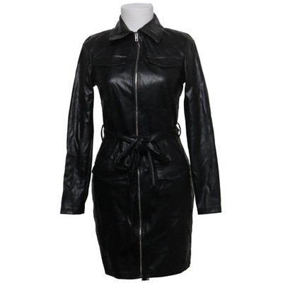 Eilly Bazar, Lederkleid, Größe: S, Schwarz, Elasthan/Polyester/Polyurethan #ZRl