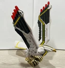 VTG 1995 Bandai Mighty Morphin Power Rangers White Ranger Legacy FalconZord 17”