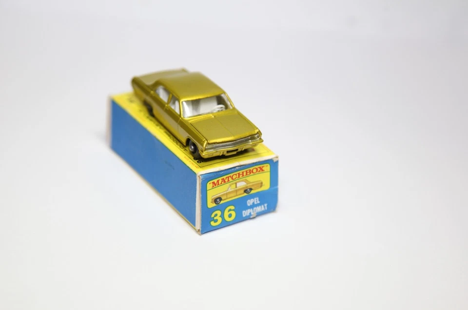 Lesney Matchbox No 36 Opel Diplomat In Original Box - Near Mint Vintage Original - Image 4 of 4