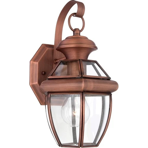 Quoizel NY8315AC OPEN BOX Newbury Outdoor Wall Light Aged Copper - Picture 1 of 2