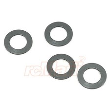 Mugen Seiki Aluminum 0.5mm Front Track Width Spacer 4 pcs For MBX7TR MGT7 MBX8