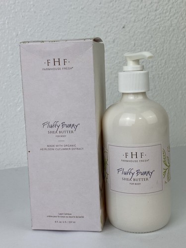 NEW Farmhouse Fresh Rich Shea Butter Body Cream Fluffy Bunny 8oz