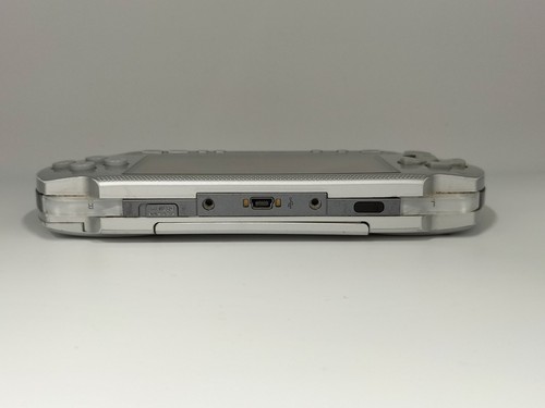 L4103 Ship Free Sony PSP 1000 console Silver Handheld system Japan w/memory fx - Picture 6 of 7