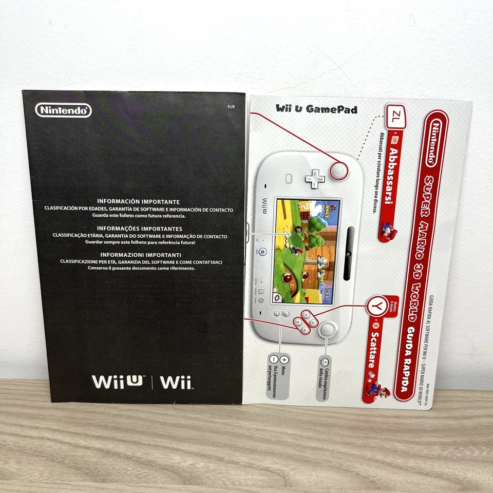 SUPER MARIO 3D WORLD - NINTENDO WIIU WII U - GIOCO USATO PAL VERSION, foto 3 di 5