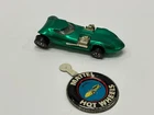 original 1969 Hot Wheels Redline TWINMILL (Green paint, US base) with button