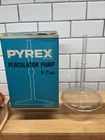 Vtg Pyrex 9 Cup Coffee Pot Percolator Replacement GLASS PUMP STEM Only Orig Box